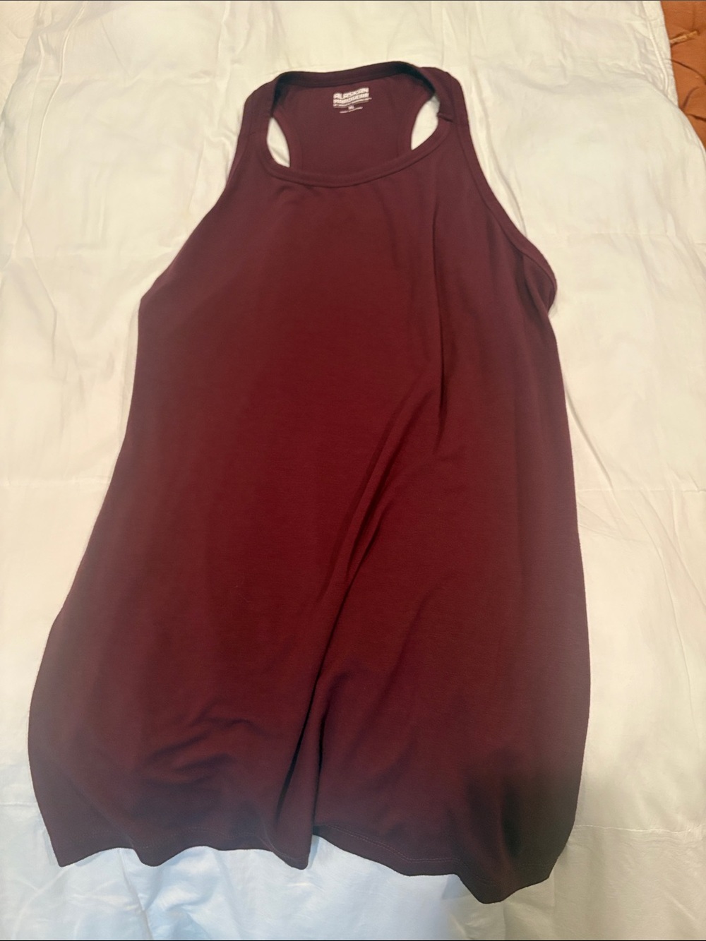 Duluth Alaskan Hardgear Athletic Racerback extra long Tank Top - Burgundy